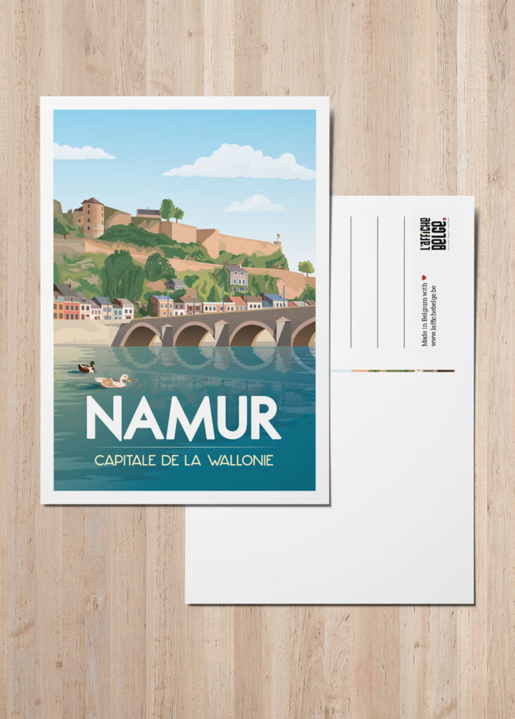 Postkarte Belgien Namur