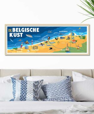 Poster De Belgische Kust