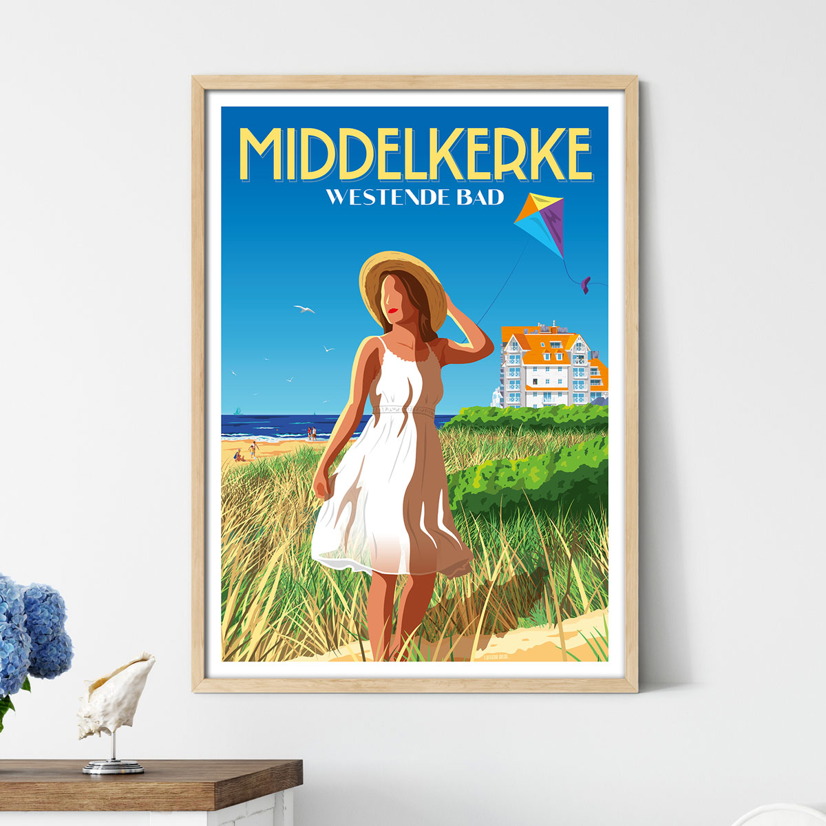 Poster Middelkerke - Westende Bad