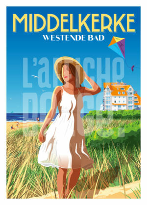 Poster Middelkerke - Westende Bad