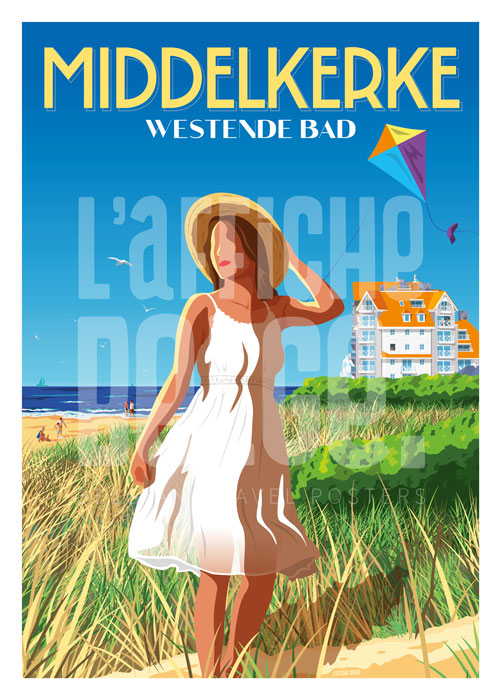 Affiche poster Middelkerke - Westende Bad