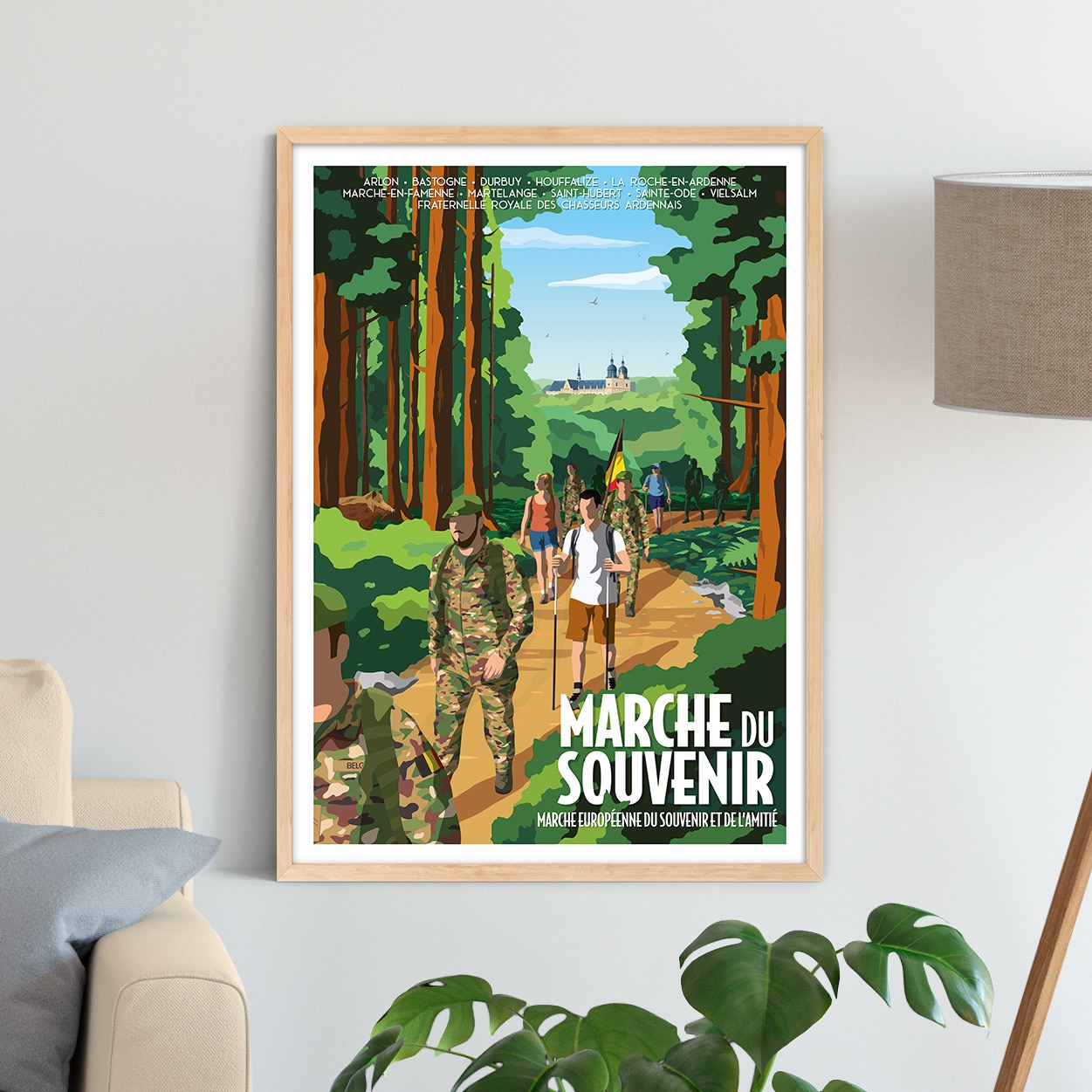 Plakat MESA - Marche du Souvenir et de L'Amitié (Marsch des Gedenkens und der Freundschaft)