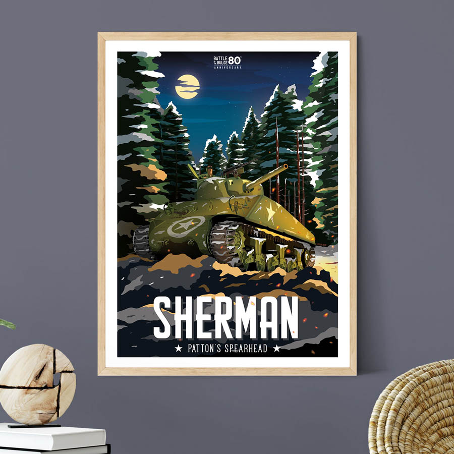 Affiche Sherman - Patton's Spearhead