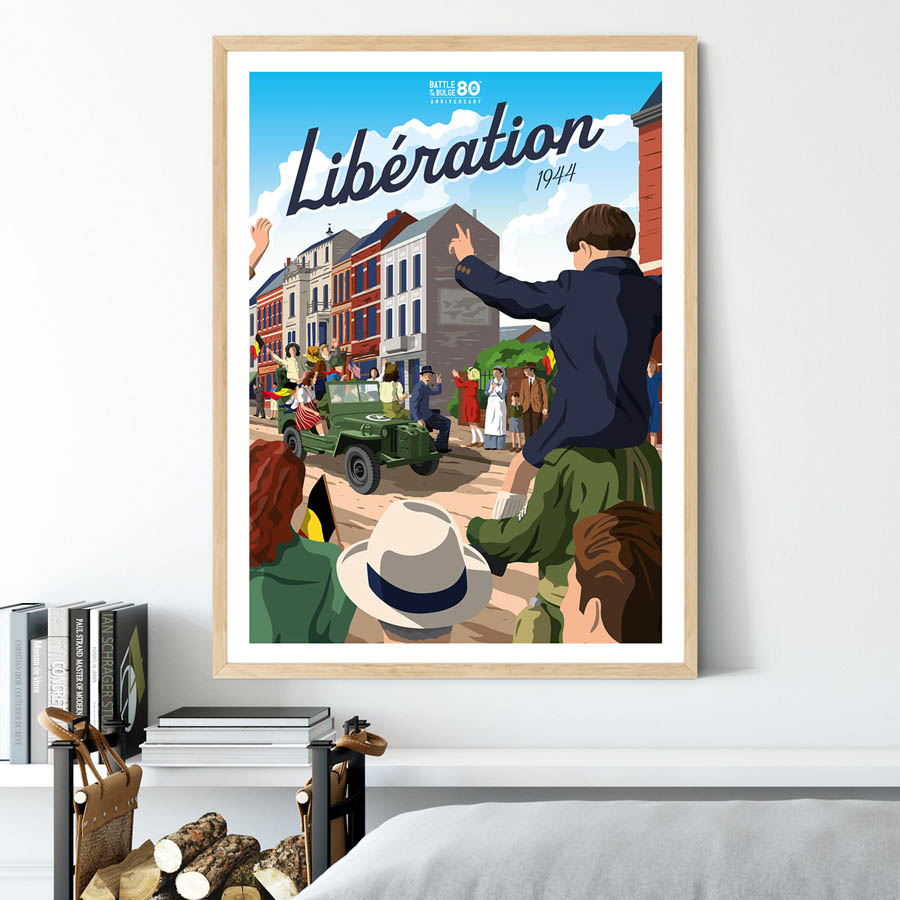 Poster bevrijding 1944