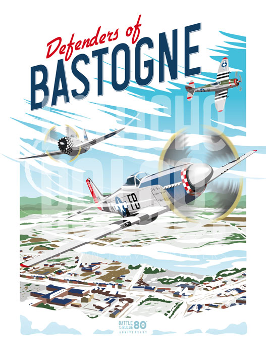 De verdedigers van Bastogne poster