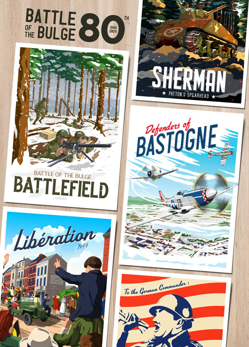 Collection Cartes postales - Battle of the Bulge