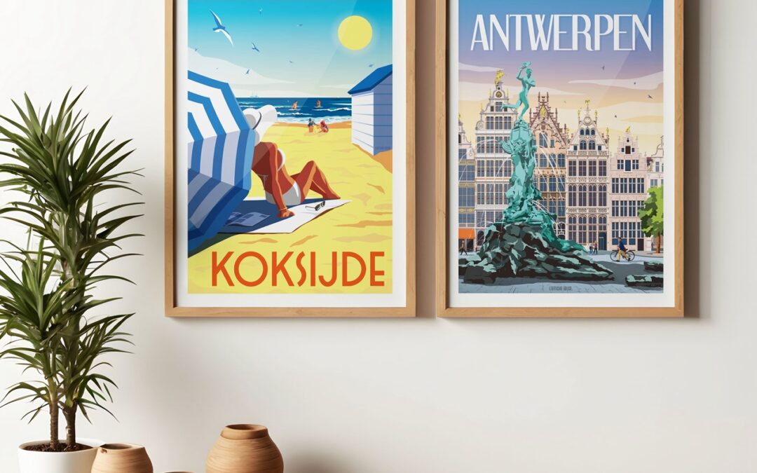 « Koksijde » et « Antwerpen » désormais disponibles en format 30x40cm !