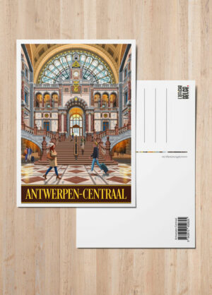 Postkarte Antwerpen-Centraal