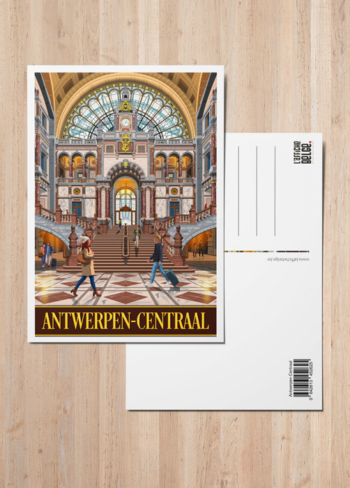 Carte postale Antwerpen-Centraal