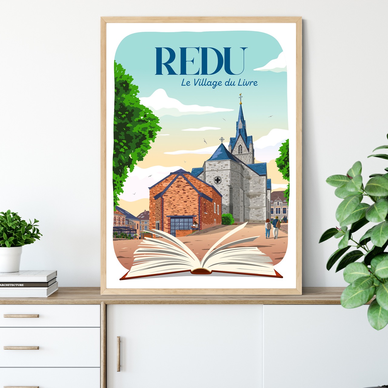 Affiche Redu, Le Village du Livre